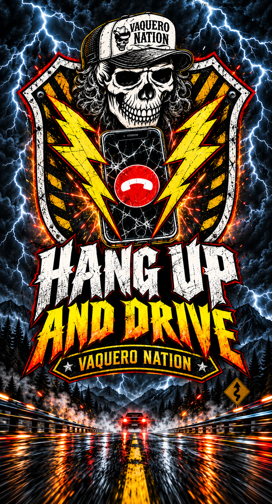 Hang up and drive gaiter