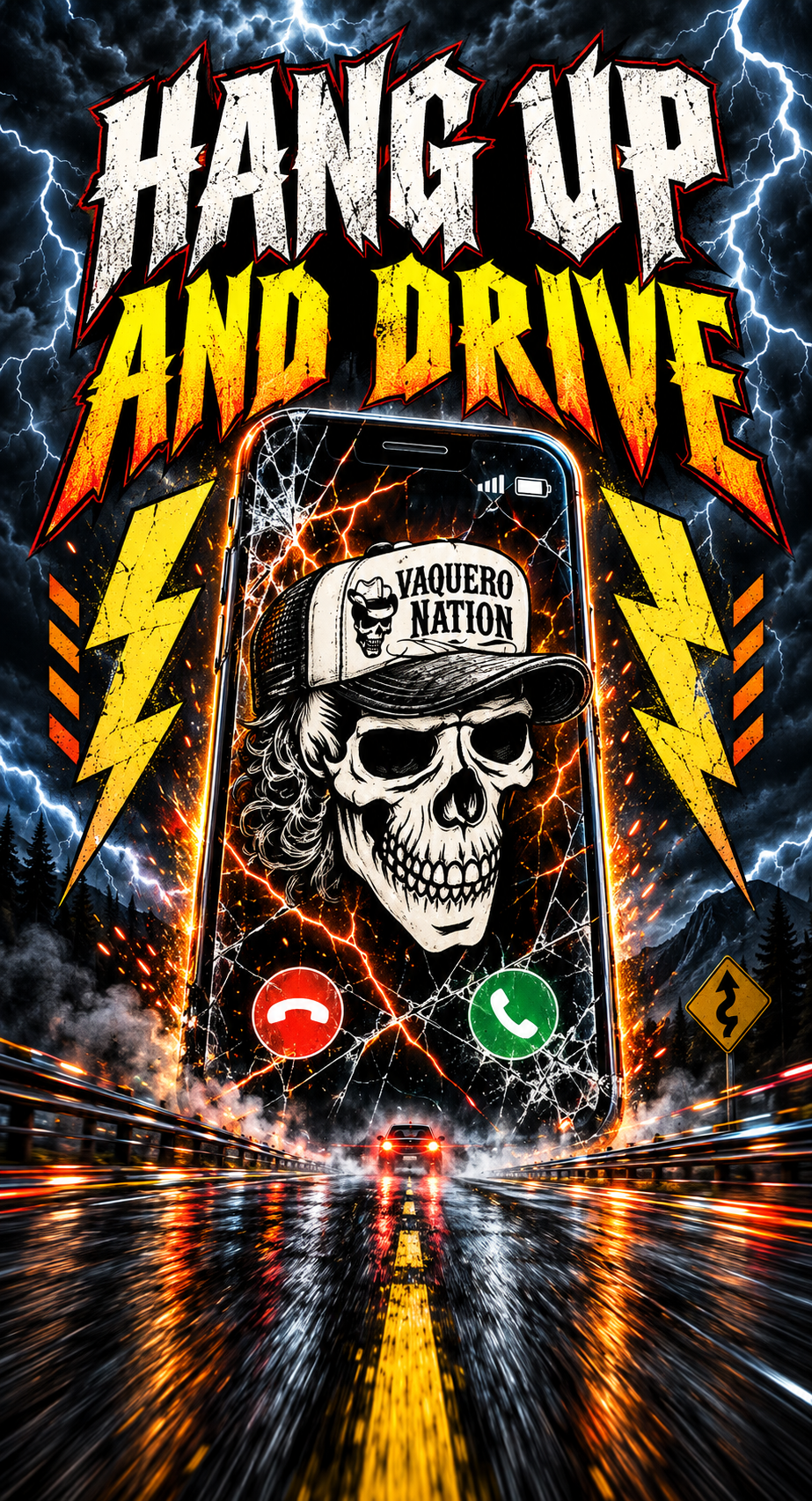 Hang up and drive gaiter